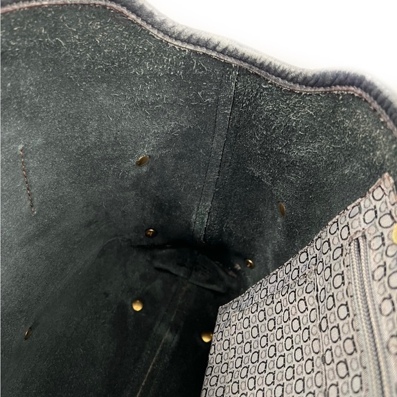 Salvatore Ferragamo Pebbled Leather Tote Satchel Bag Black, RARE Vintage - Picture 16 of 17